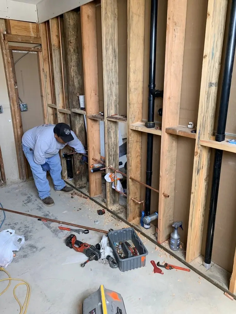 Commercial rough-in plumbing for Water Heater Replacement in La Crosse